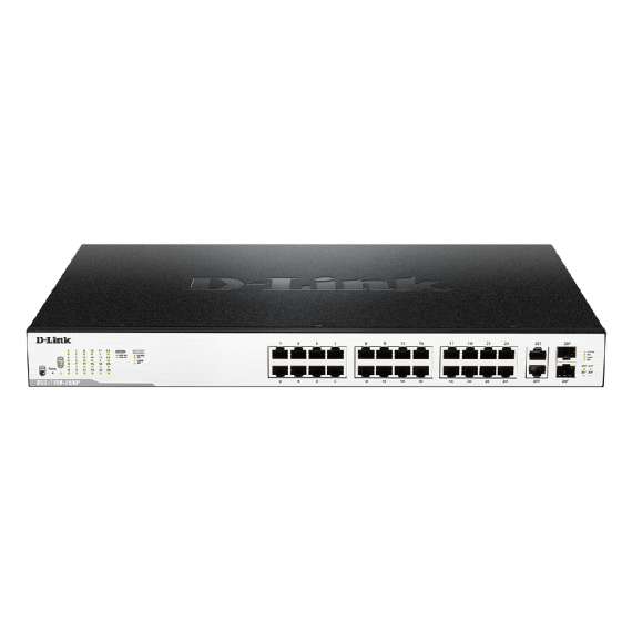 D-Link DGS-1100-26MP 24 Ports 10/100/1000Mbps PoE+ Smart Gigabit Switch